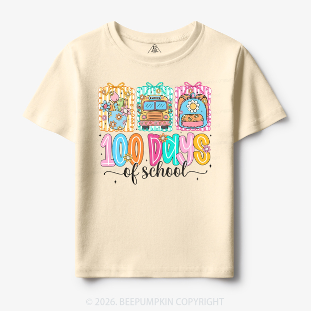 Classroom Art 100 Days of School Toddler&Kid's Tees