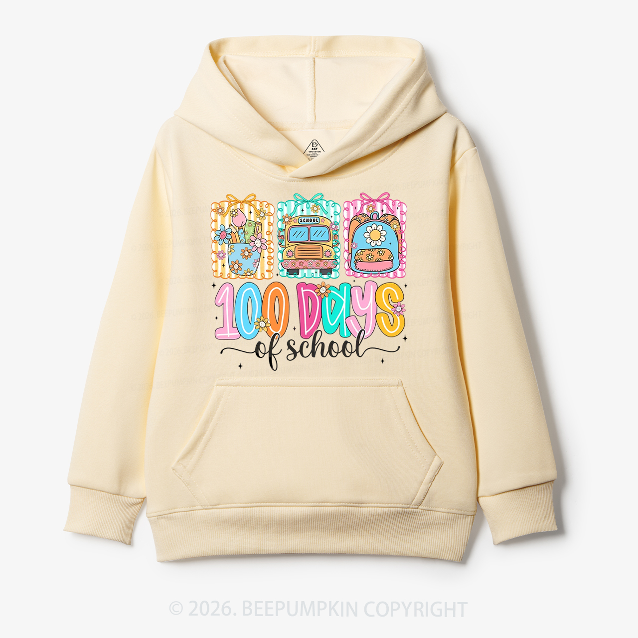 Classroom Art 100 Days of School Toddler&Kid's Hoodies