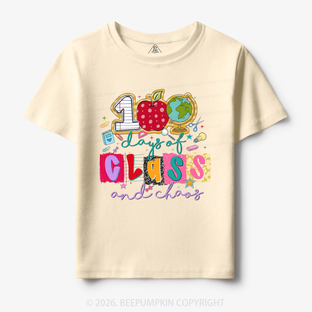 Class And Chaos 100 Days of School Toddler&Kid's Tees