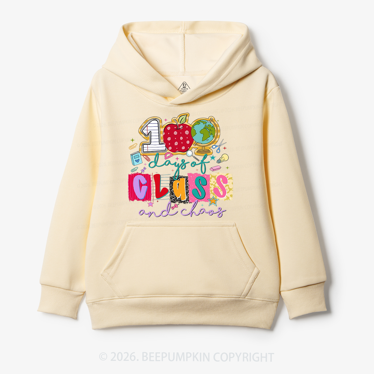 Class And Chaos 100 Days of School Toddler&Kid's Hoodies