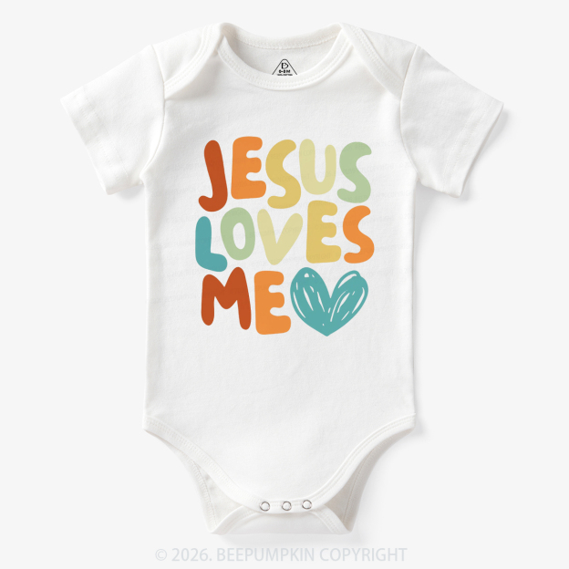 Jesus Loves Me Christian Bodysuit