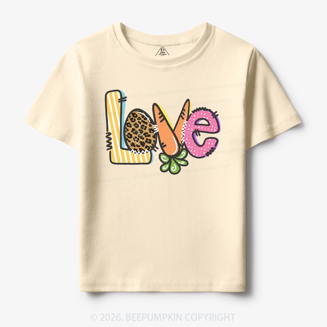 Easter Carrot Love Toddler&Kid's Tees