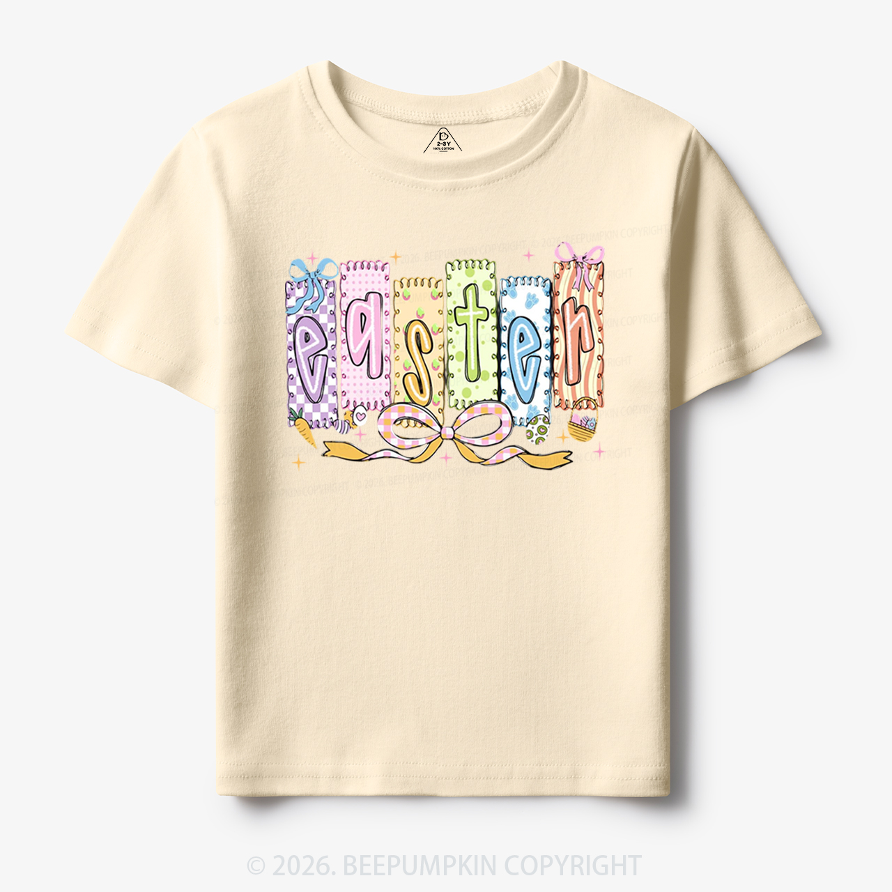 Cute Pastel Preppy Coquette Easter Toddler&Kid's Tees