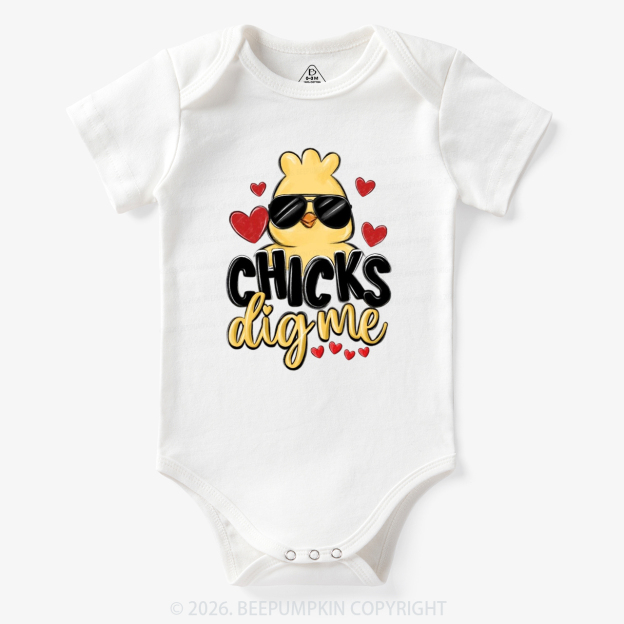 Chicks Dig Me Easter Bodysuit