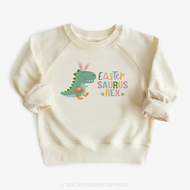 Easter Saurus Rex Kid's Sweatshirt