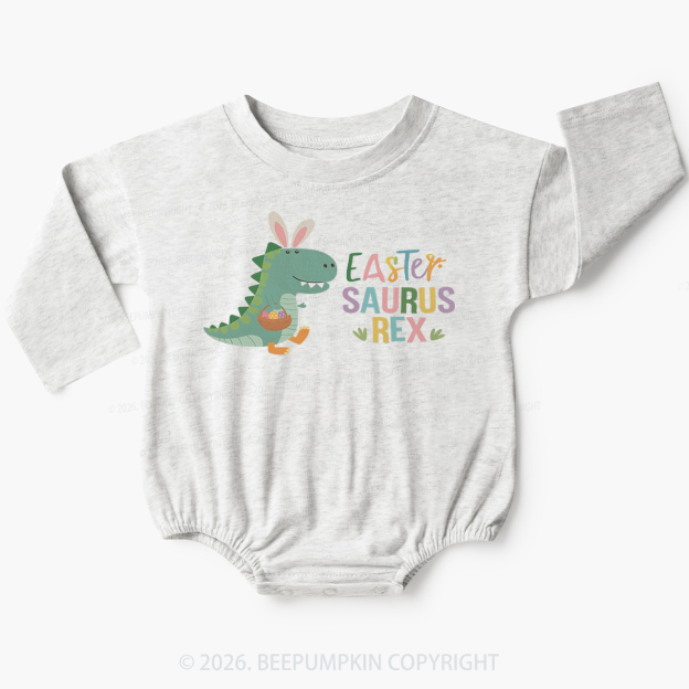Easter Saurus Rex Baby Bubble Romper