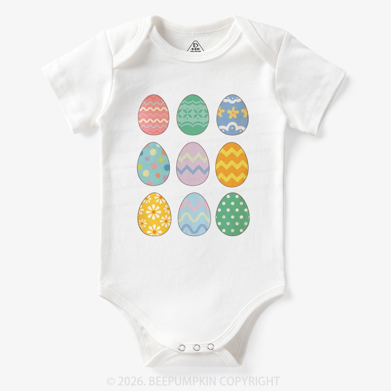 Cute Pastel Easter Egg Bodysuit