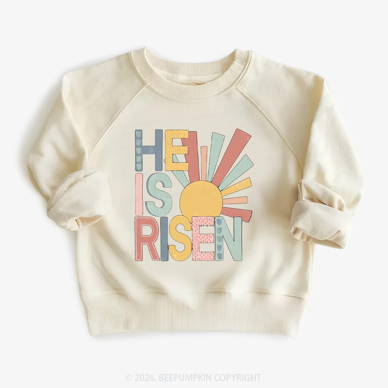 He Is Risen Love Like Jesu Easter Kid's Sweatshirt