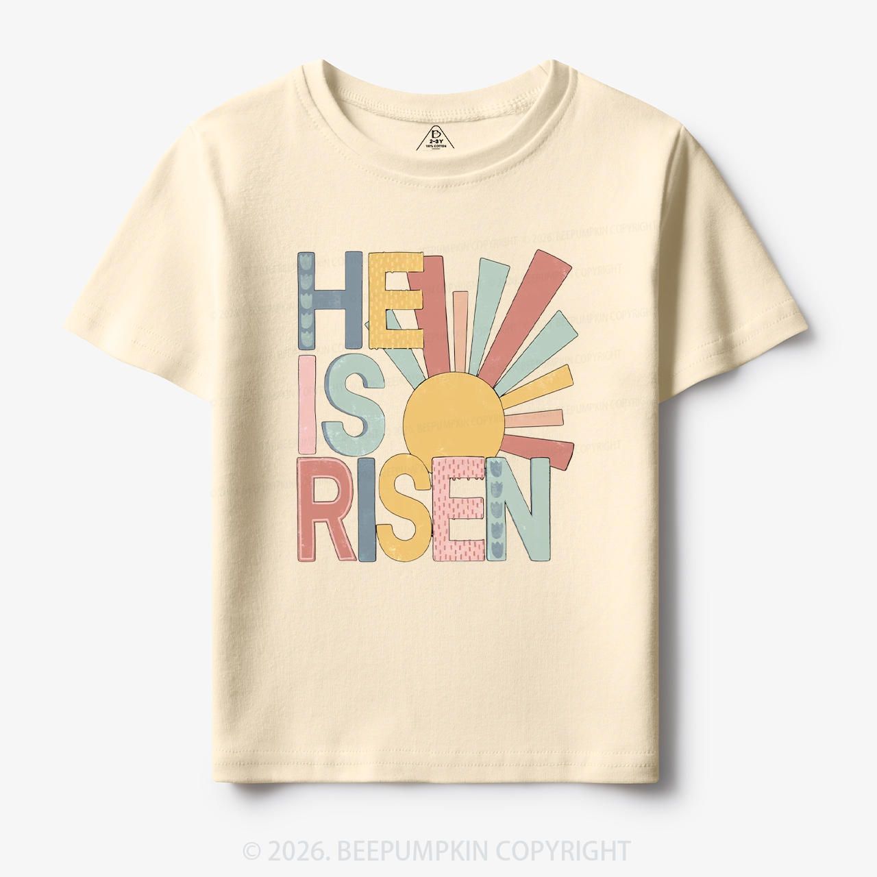 He Is Risen Love Like Jesus Easter Toddler&Kid's Tees