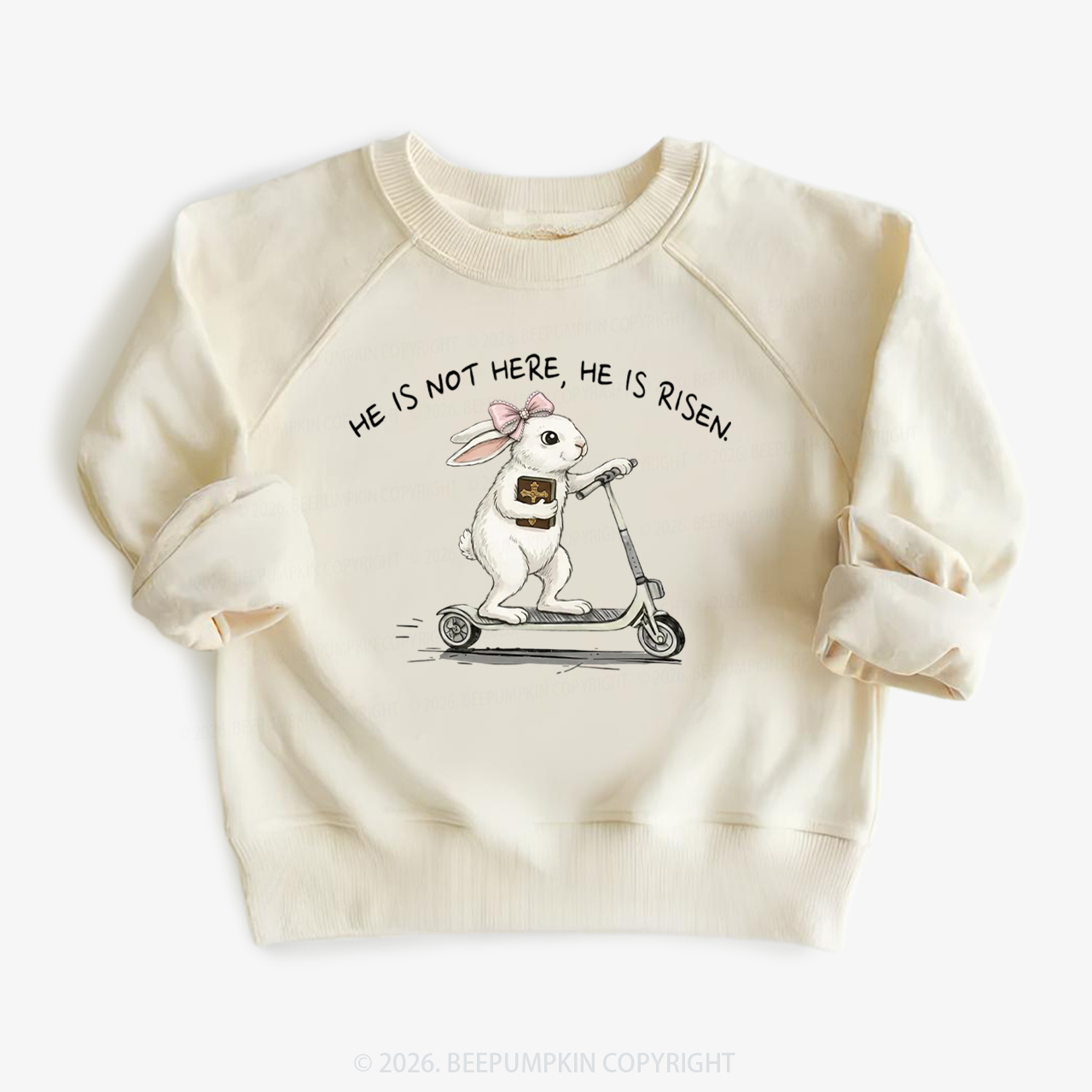 He Is Not Here He Is Risen Kid's Sweatshirt