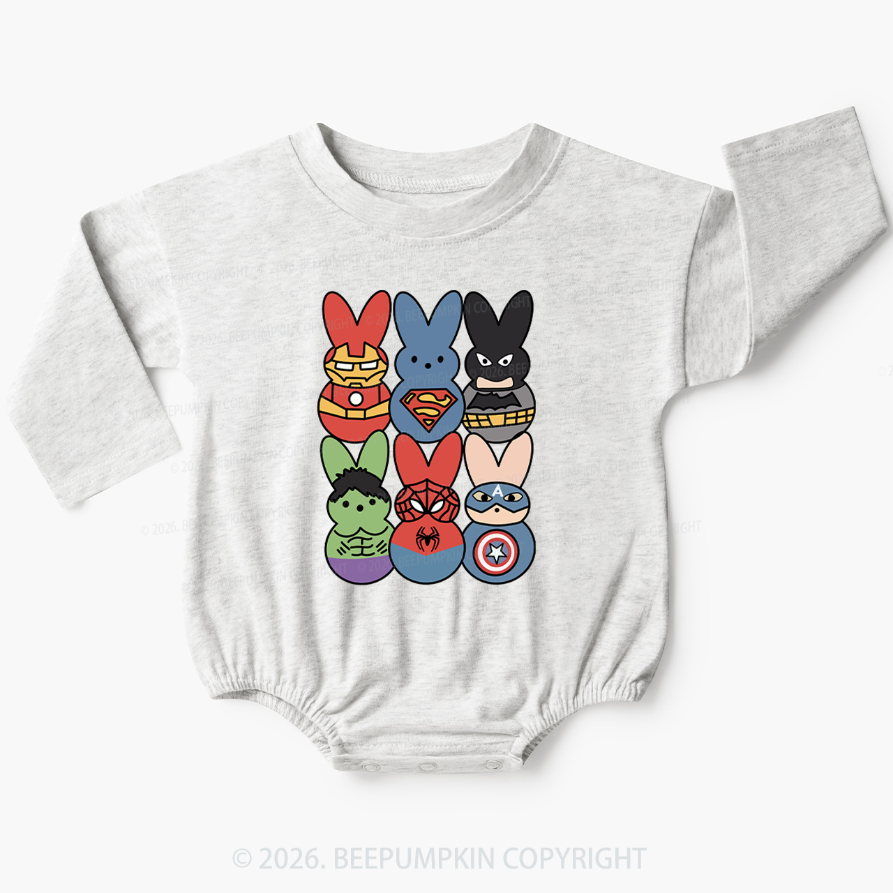 Heroes Easter Day Baby Bubble Romper