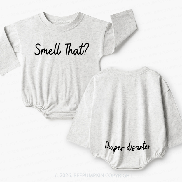Smell That Diaper Disaster Baby Bubble Romper