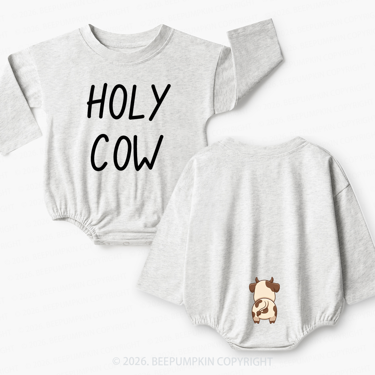 Holy Cow Baby Bubble Romper