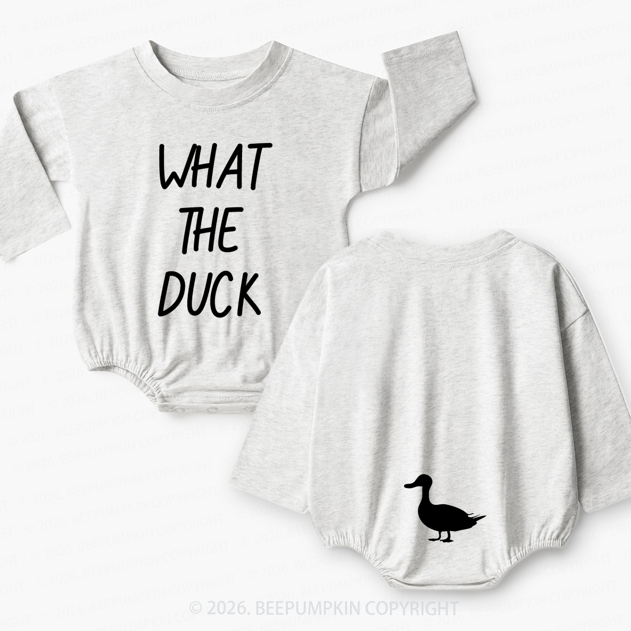 What The Duck Baby Bubble Romper