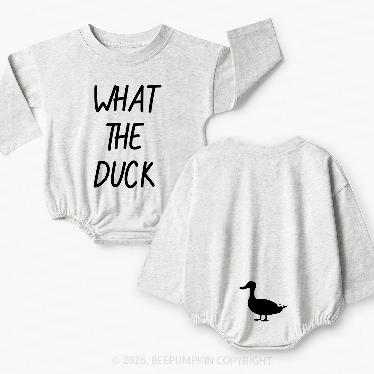 What The Duck Baby Bubble Romper