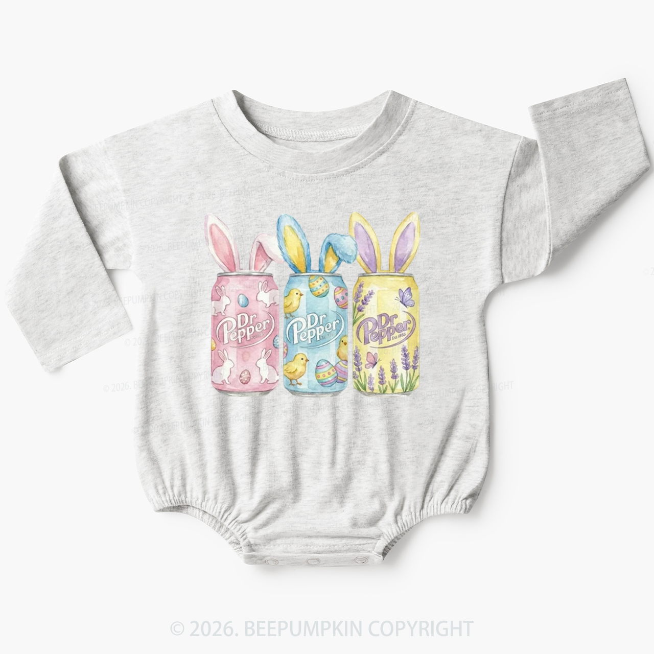 Bunny Easter Soda Baby Bubble Romper