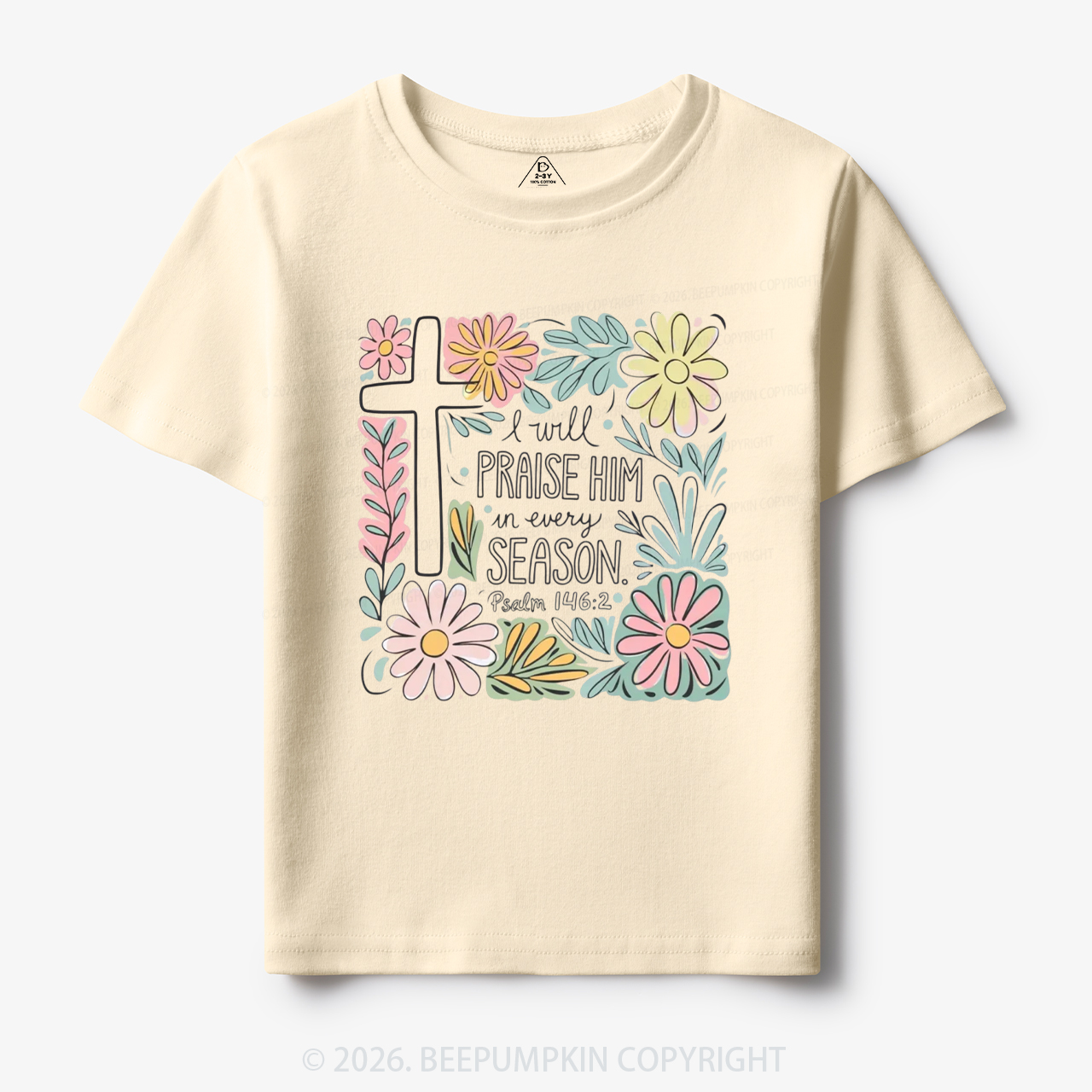 Easter I will Praise Him Toddler&Kid's Tees