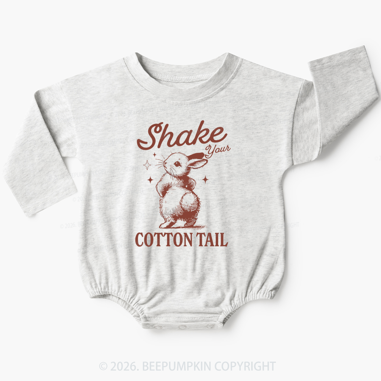 Shake Your Cotton Tail Easter Baby Bubble Romper