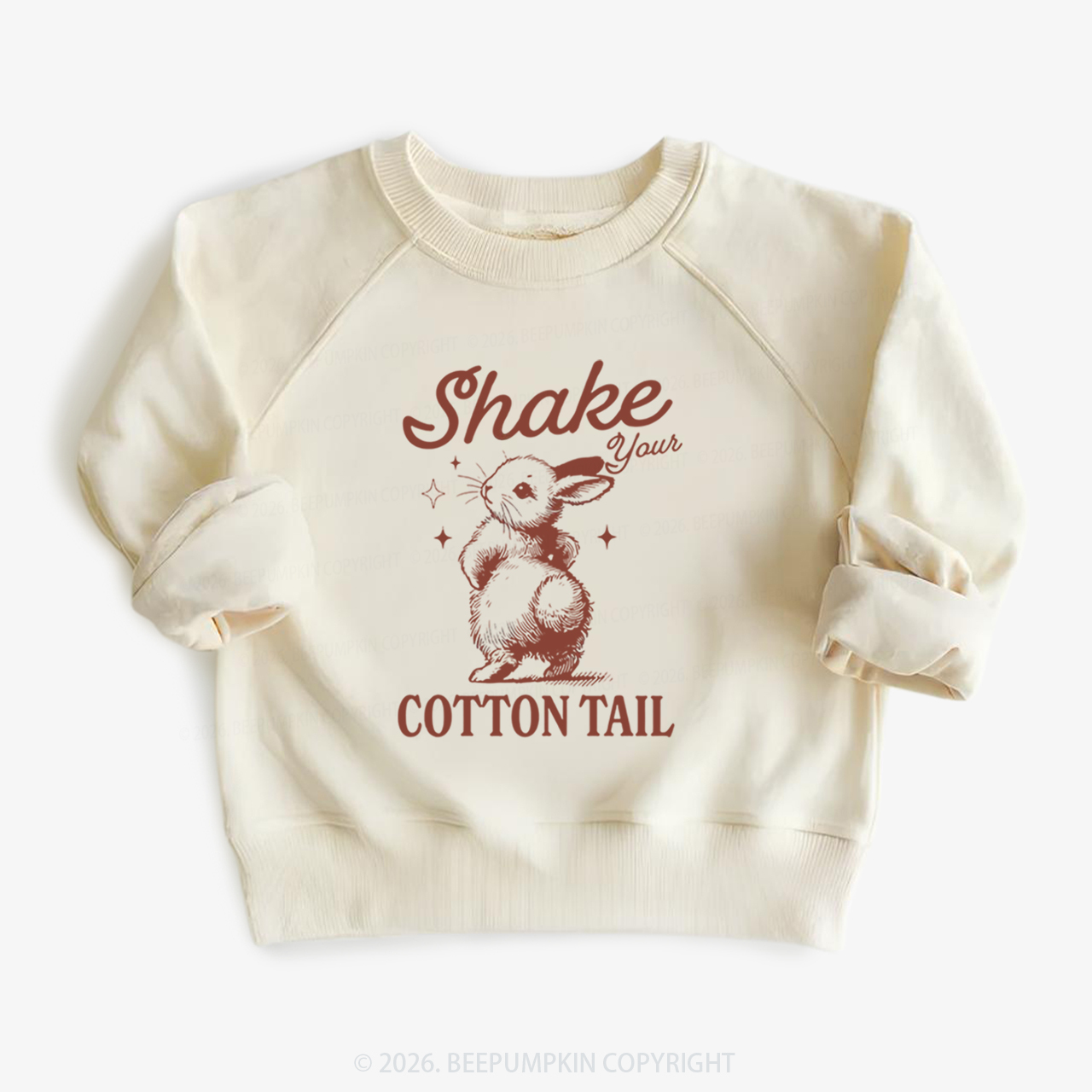 Shake Your Cotton Tail Easter Kid's Sweatshirt