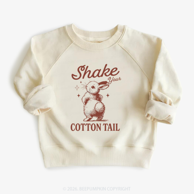 Shake Your Cotton Tail Easter Kid's Sweatshirt