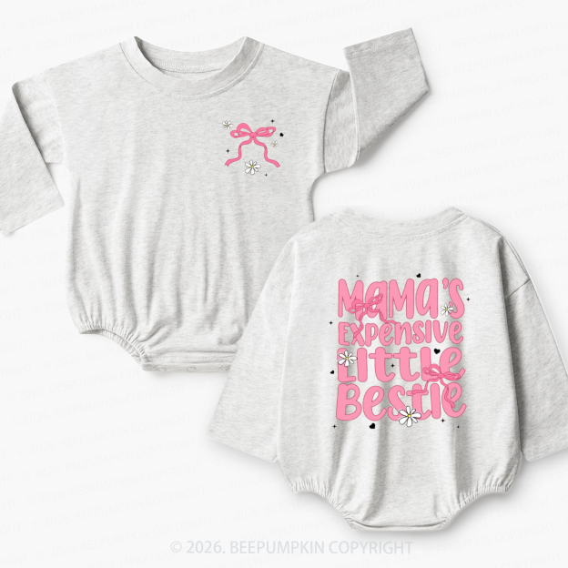Mama’s Expensive Little Bestie Baby Bubble Romper