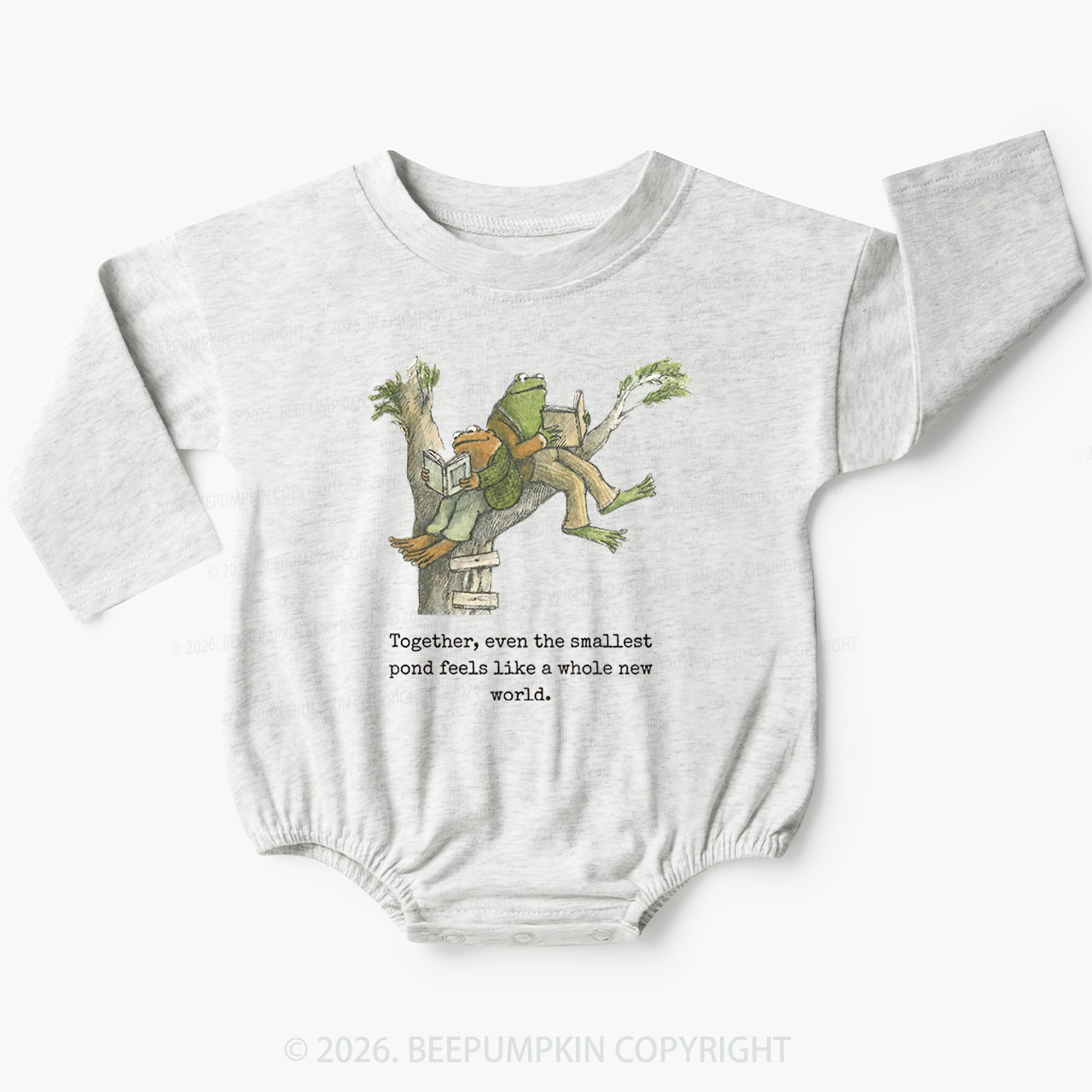 Frog and Toad Baby Bubble Romper