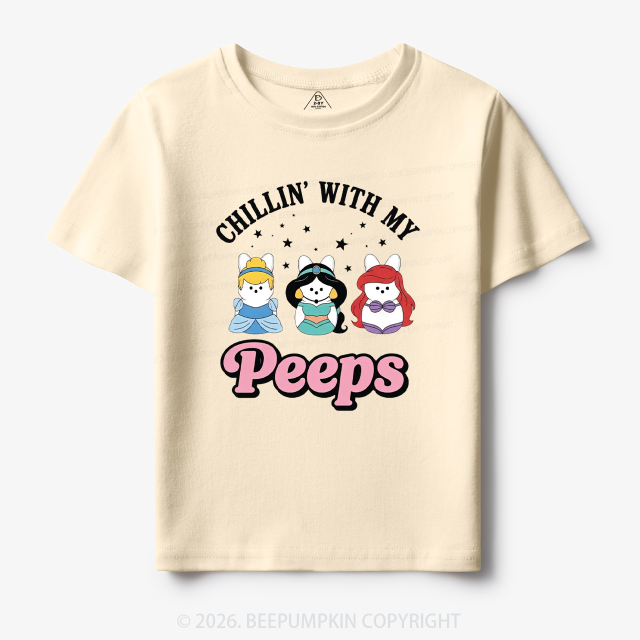 Chillin With My Peeps Bunny Toddler&Kid's Tees