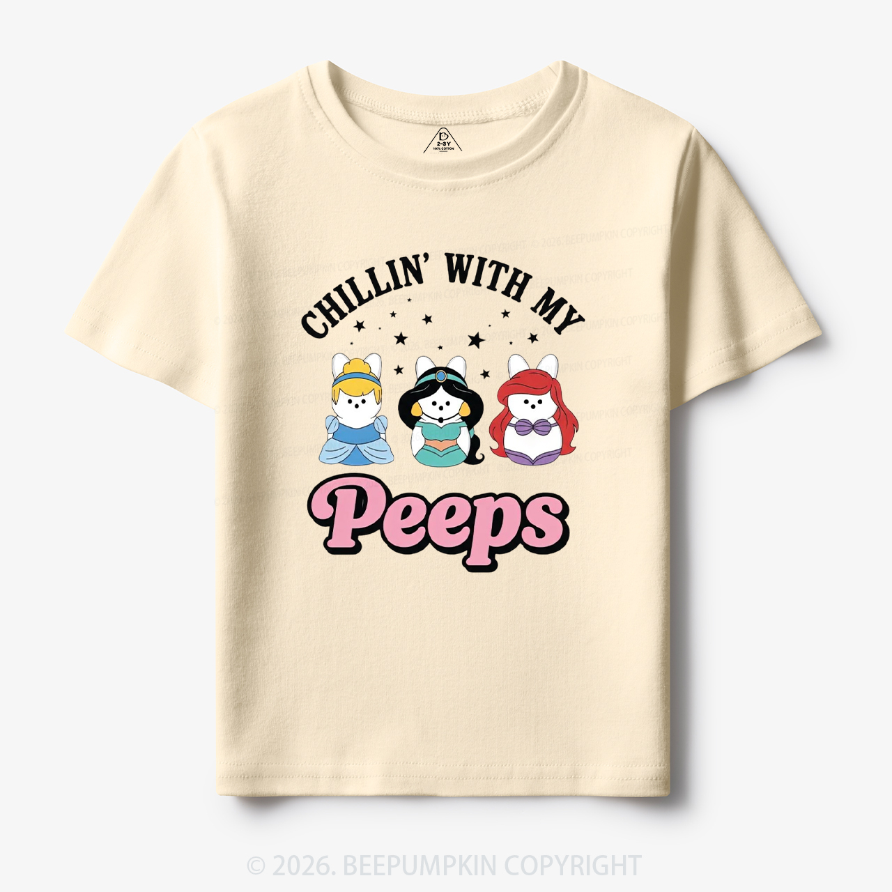 Chillin With My Peeps Bunny Toddler&Kid's Tees
