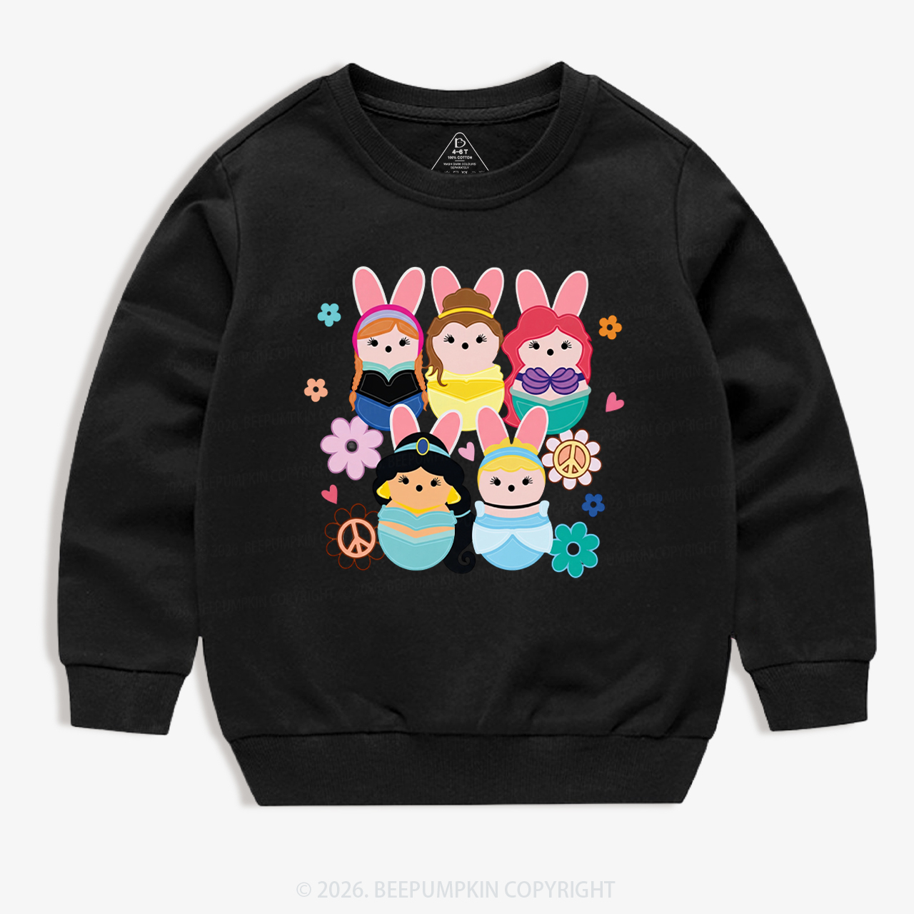 Dreamy Bunny Princess Kid's Sweatshirt