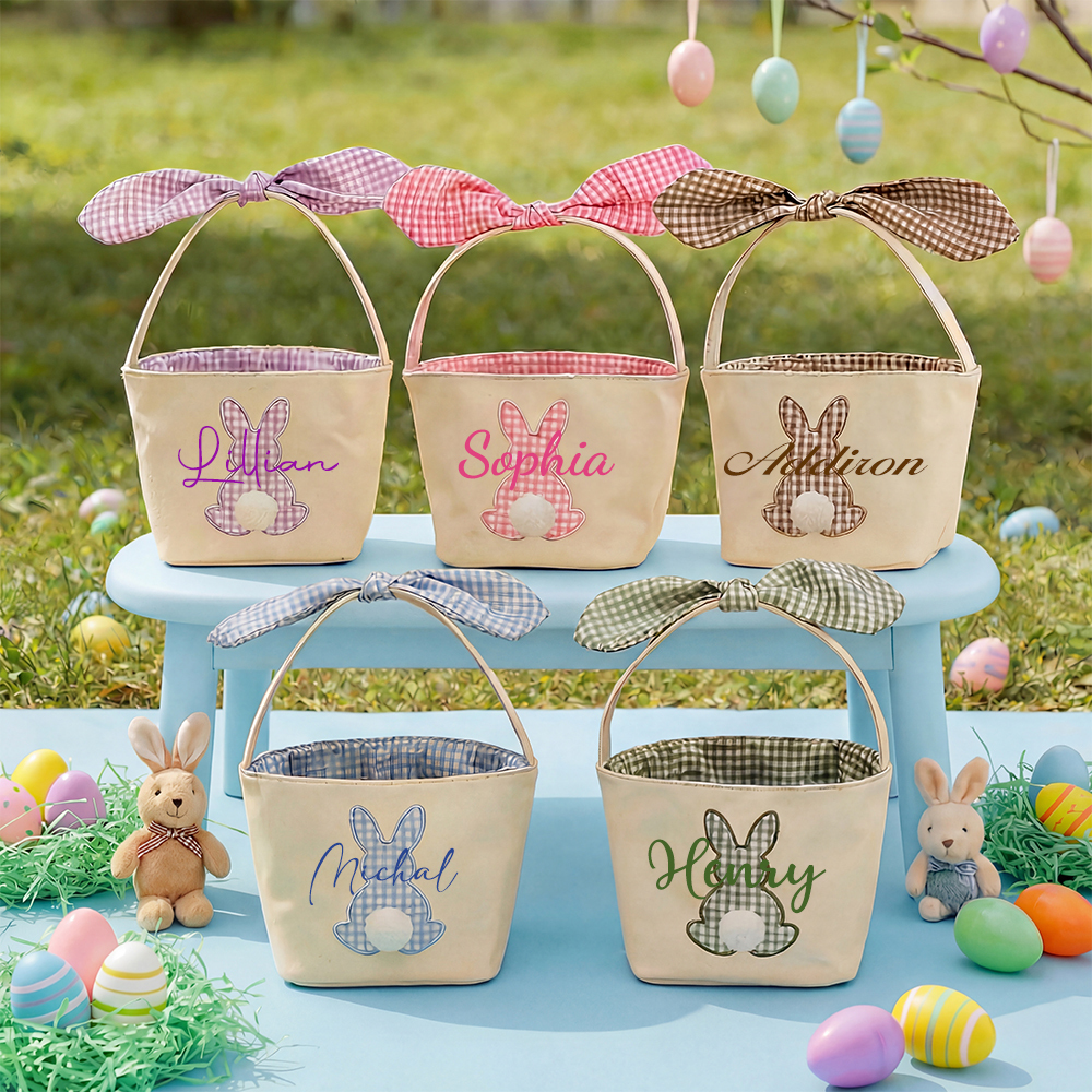 Personalized Easter Bunny Rabbit Basket