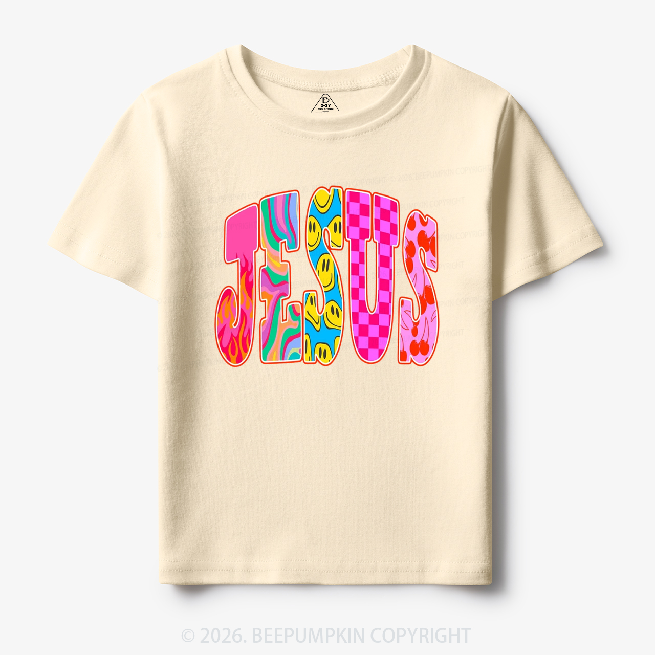 Jesus Loves Me Retro Colorful Toddler&Kid's Tees