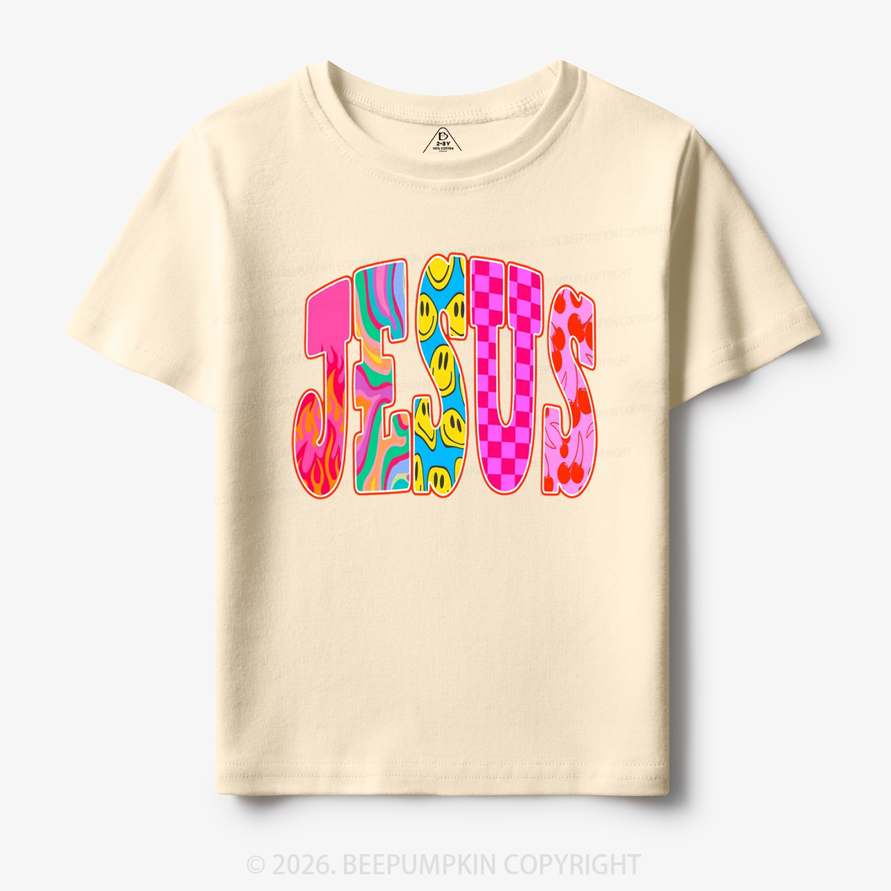 Jesus Loves Me Retro Colorful Toddler&Kid's Tees