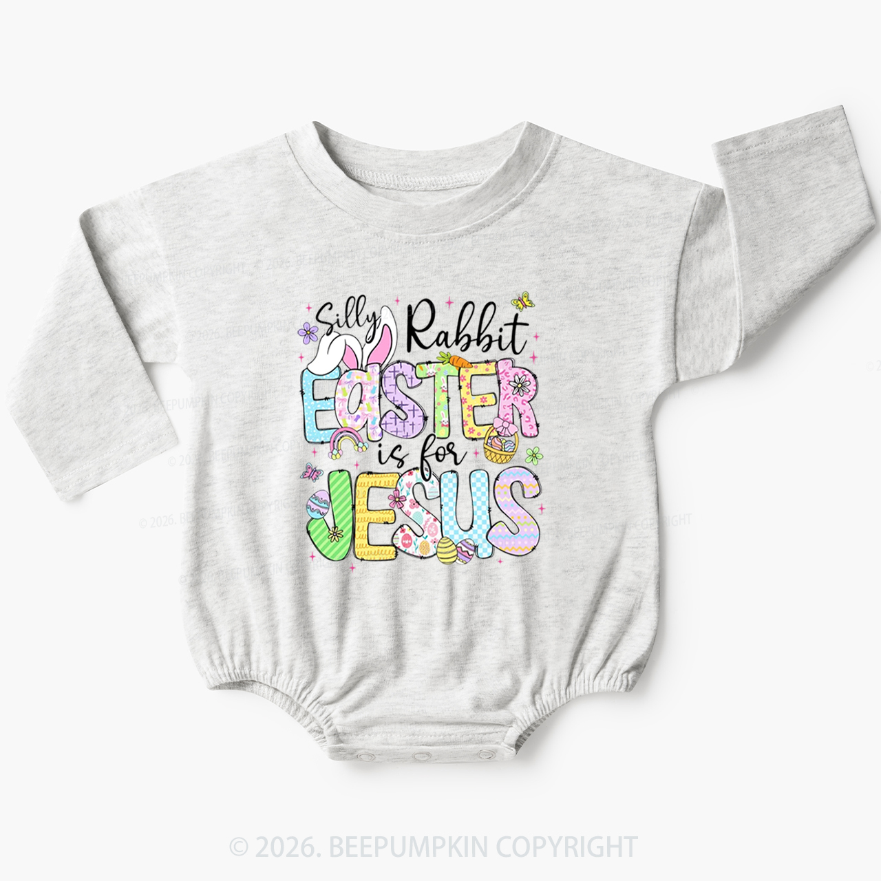 Silly Rabbit Easter If For Jesus Baby Bubble Romper