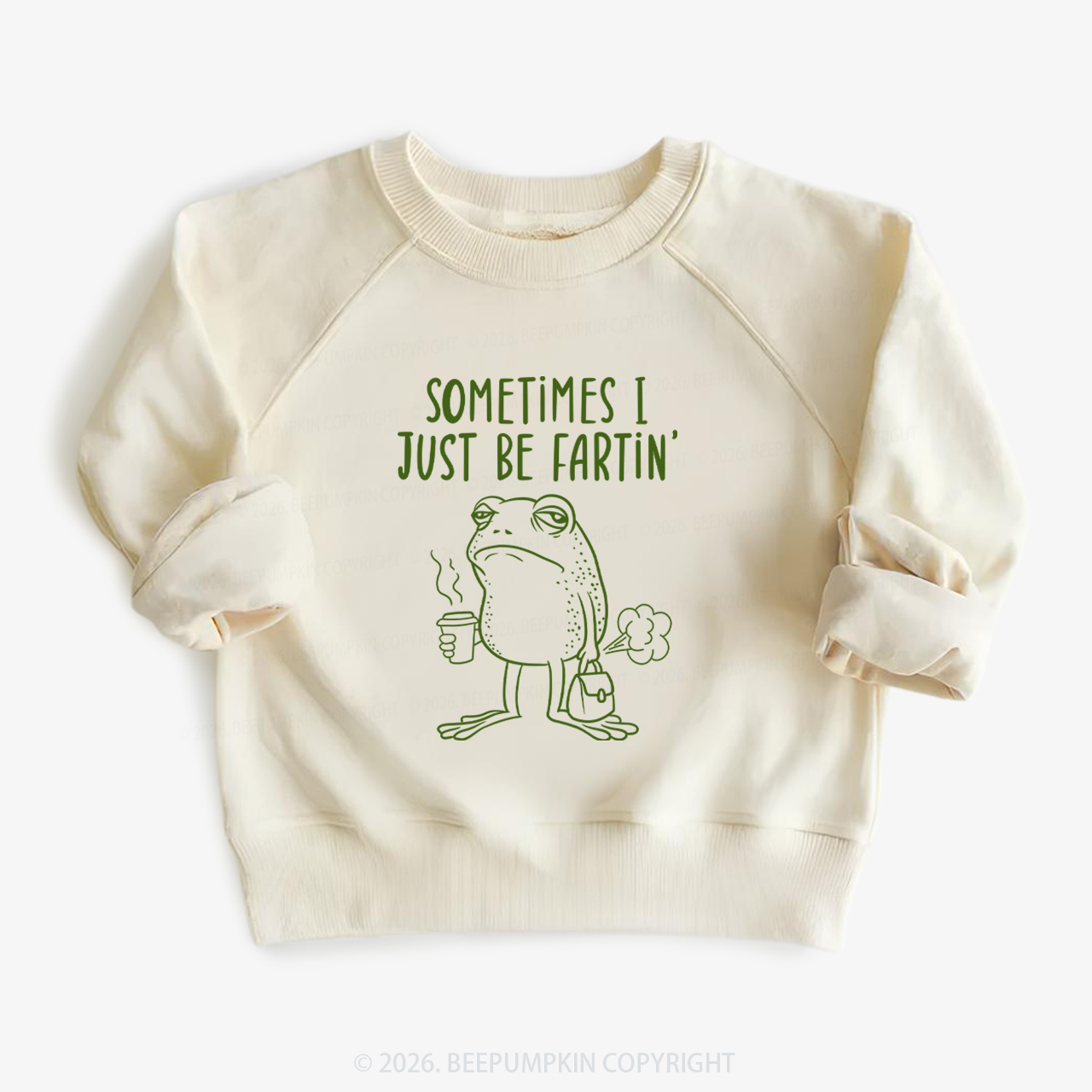 Sometimes I Just Be Fartin' Kid's Sweatshirt 7