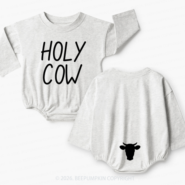 Holy Cow I'm Cute Baby Bubble Romper