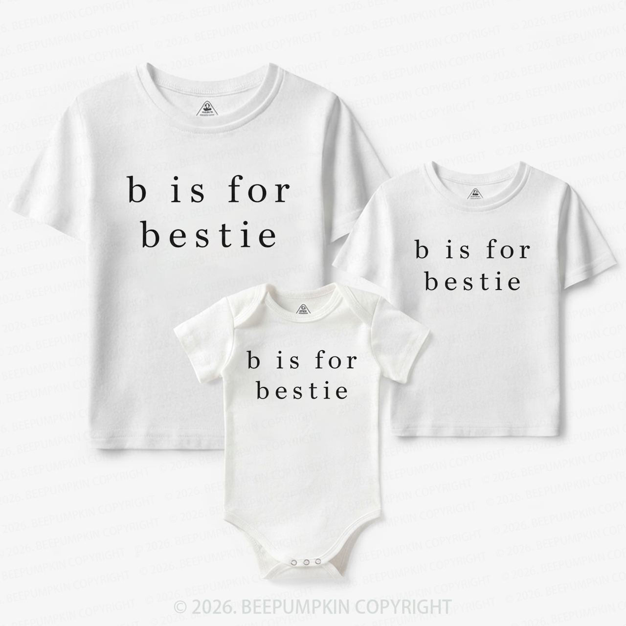 Bis For Bestie Matching Tees For Siblings