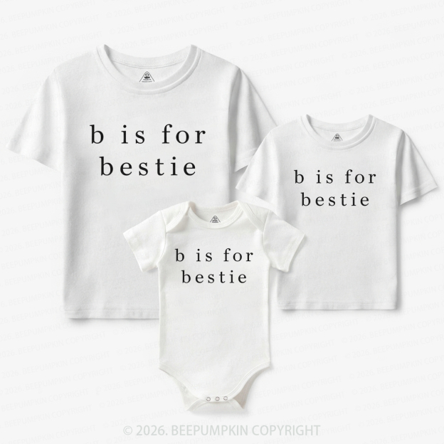 Bis For Bestie Matching Tees For Siblings