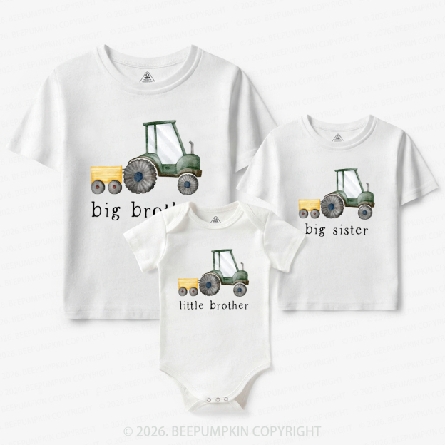 Tractor Country Matching Tees For Siblings