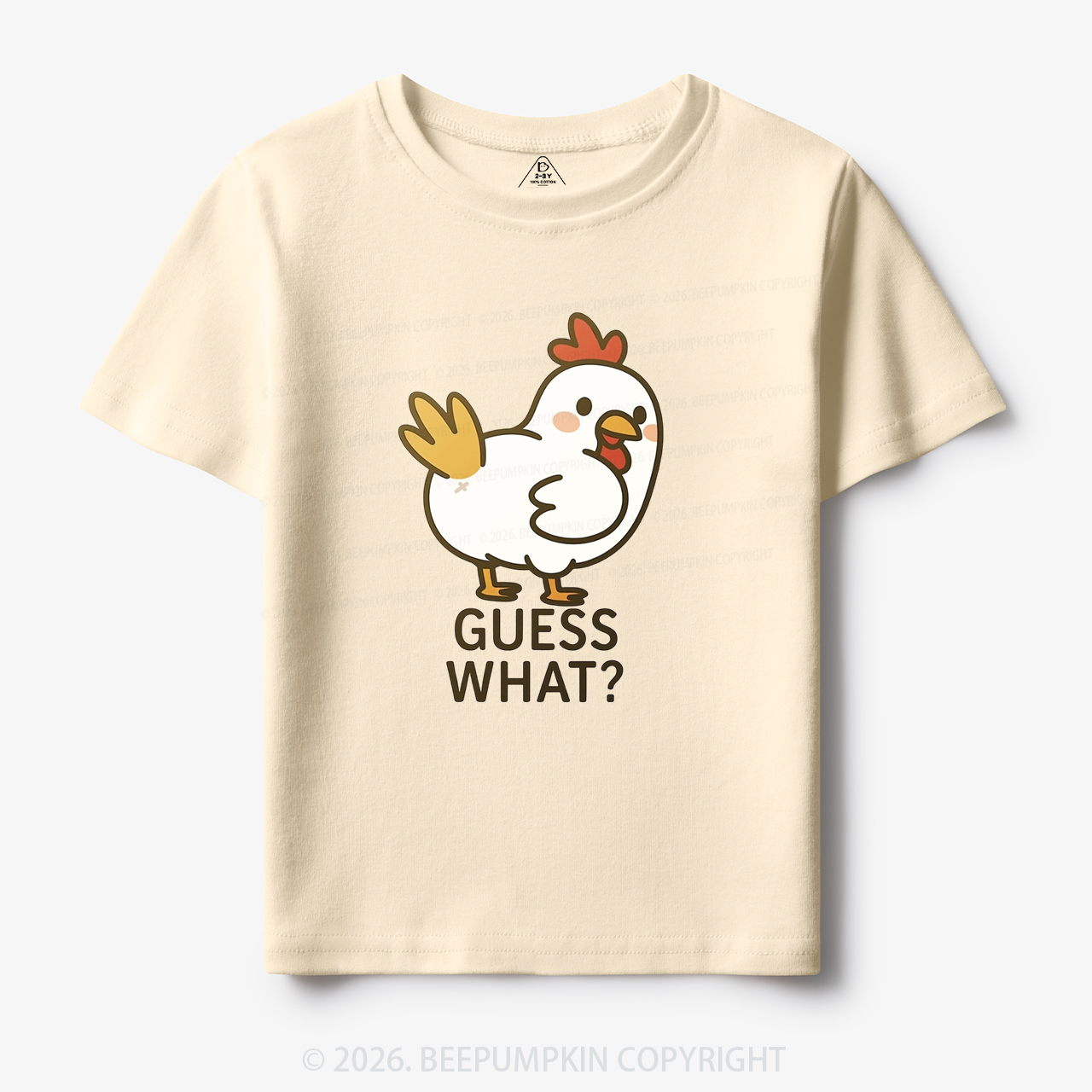 Guess What Chicken Funny Butt Joke Toddler&Kid's Tees 7