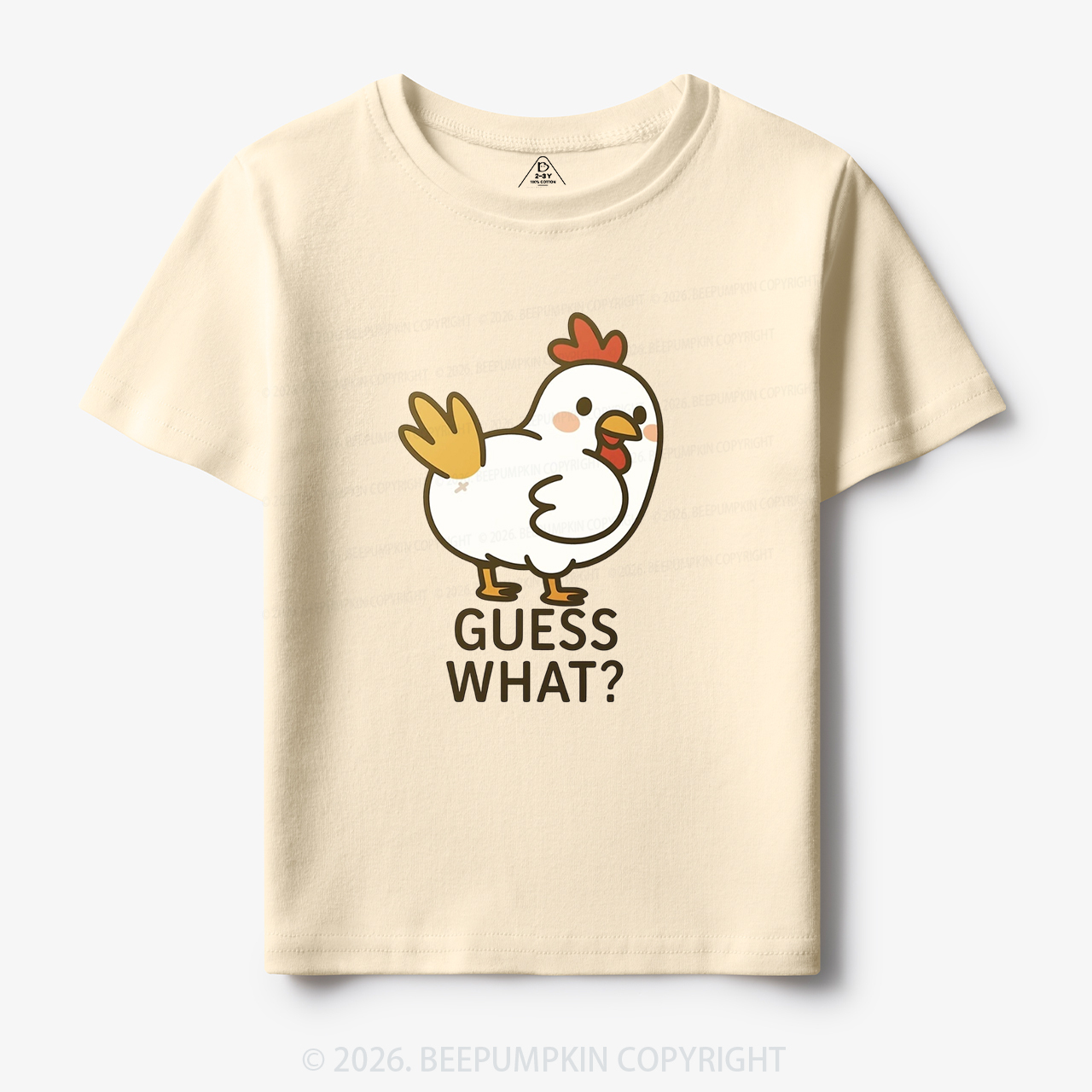 Guess What Chicken Funny Butt Joke Toddler&Kid's Tees 7