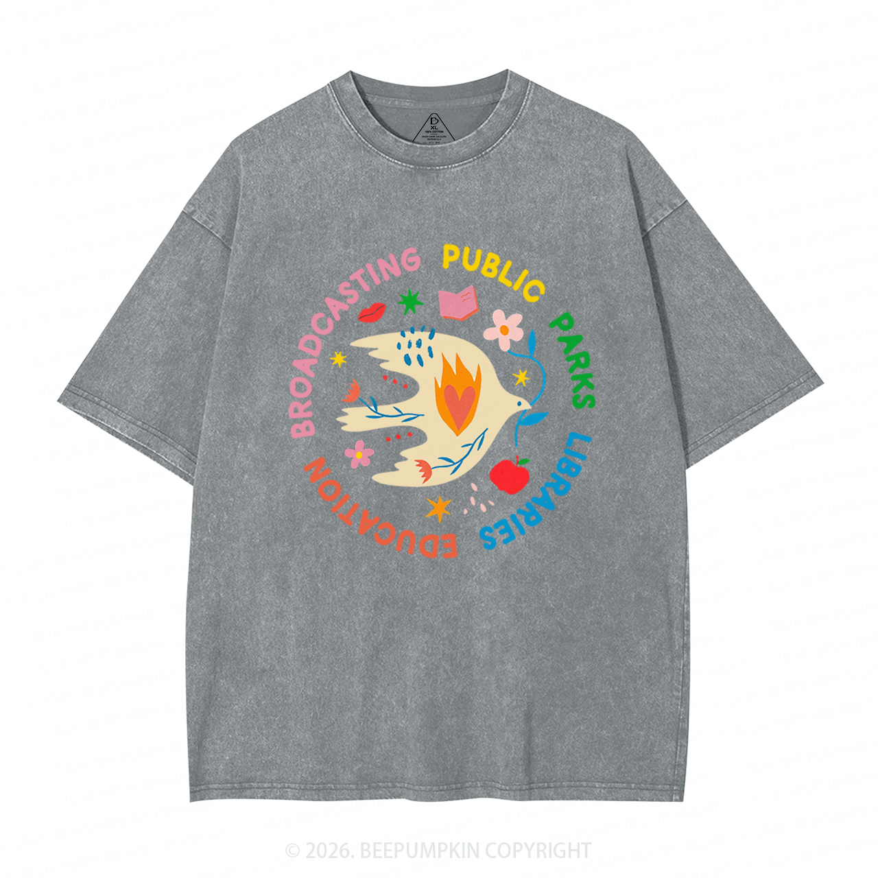 Protect Our Public Parks Washed T-Shirts