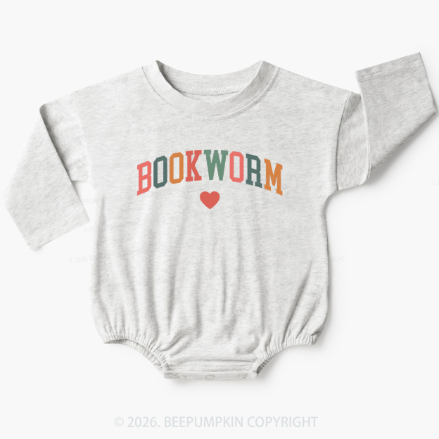 Bookworm Reading Baby Bubble Romper