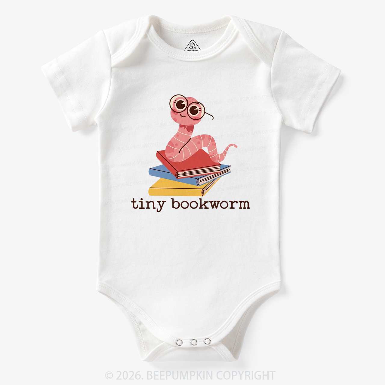 Tiny Bookworm Infant Vintage Bodysuit