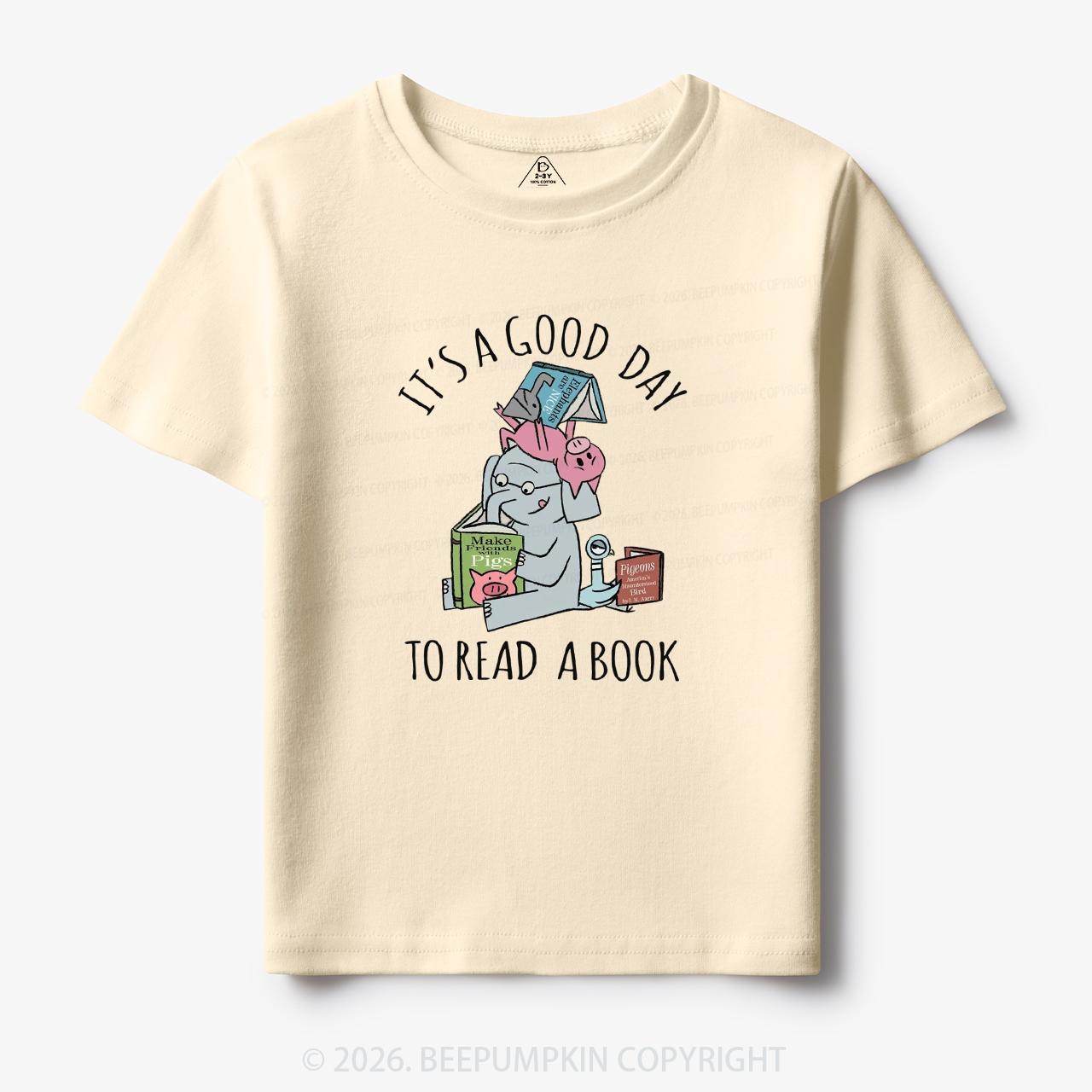 It's A Good Day To Read A Book Toddler&Kid's Tees
