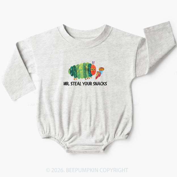 Hungry Little Caterpillar Mr Steal Your Snacks Baby Bubble Romper