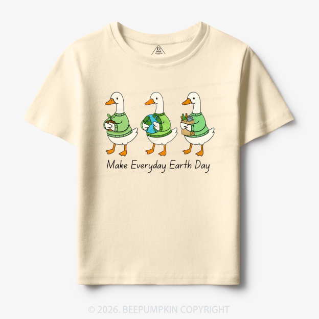 Make Everyday Earth Day Silly Goose Toddler&Kid's Tees