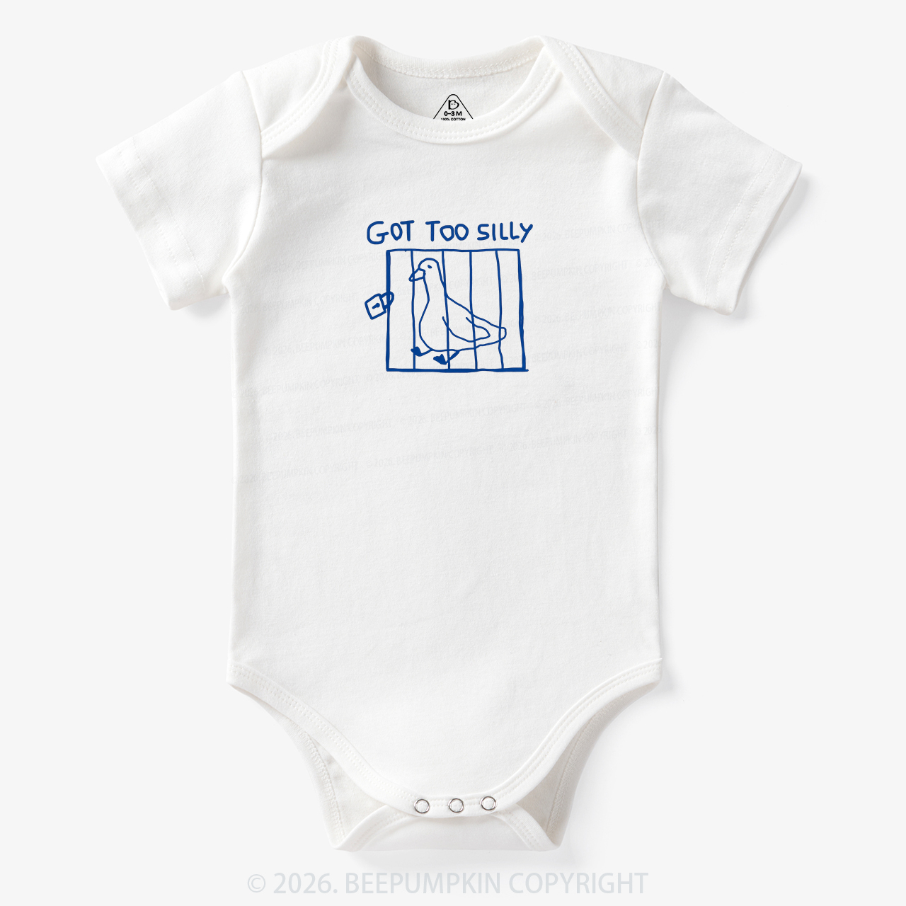 Got Too Silly Funny Meme Bodysuit