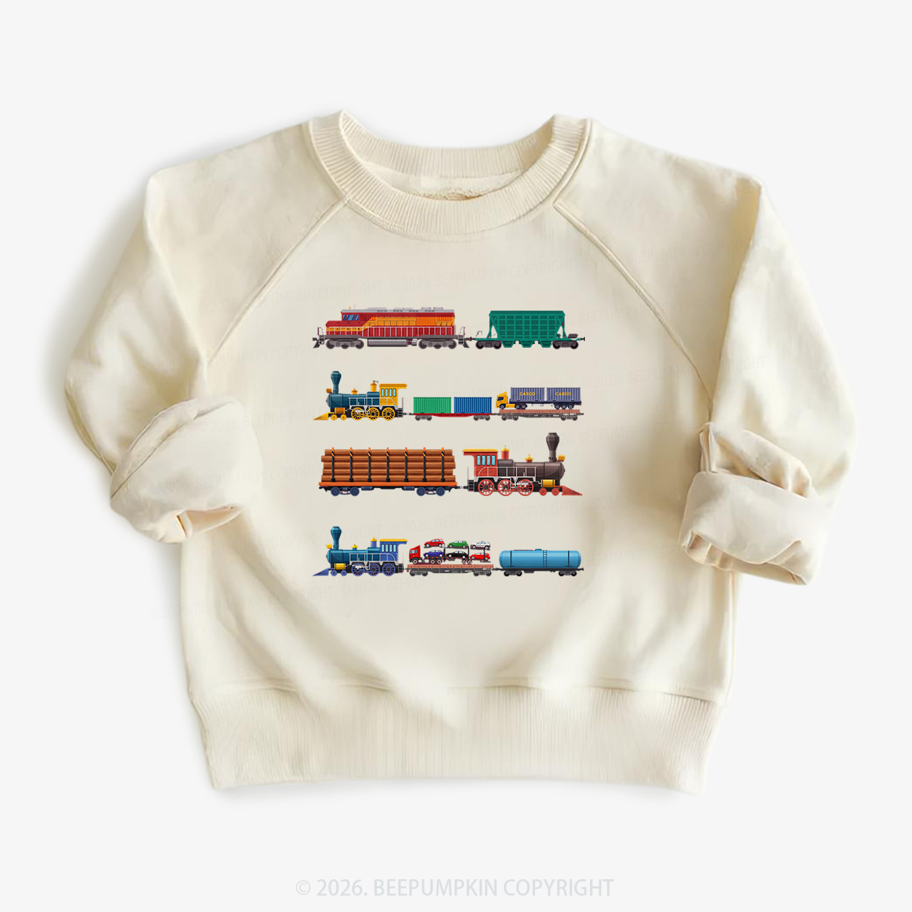 Rainbow Train Kid's Sweatshirt