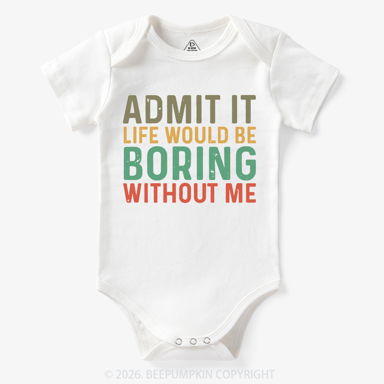 Sarcastic 'Admit It' Sassy Bodysuit