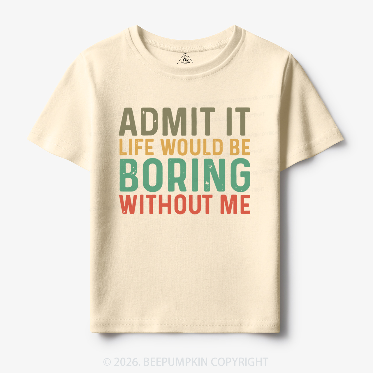 Sarcastic 'Admit It' Sassy Toddler&Kid's Tees